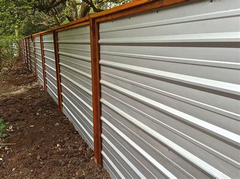 galvanized corrugated sheet metal fence|corrugated metal sheets for fencing.